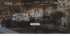 Desktop Screenshot of ciaointeriors.com