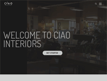 Tablet Screenshot of ciaointeriors.com